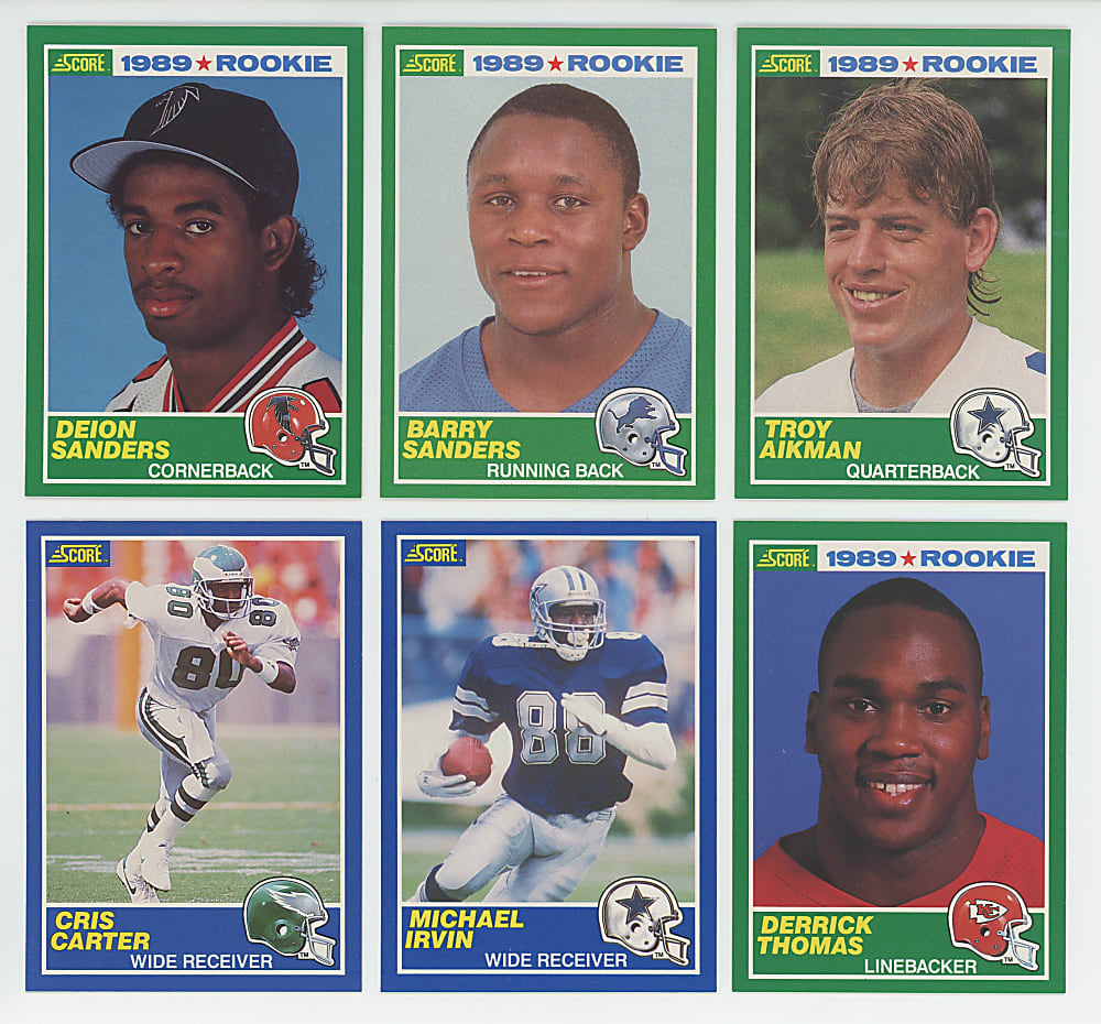 1989 Score Football Complete Set (330) in Original Factory Box