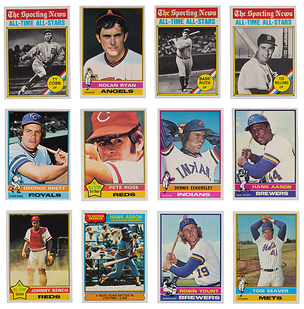 1976 Topps Complete Set (660) Plus Traded Set (44)