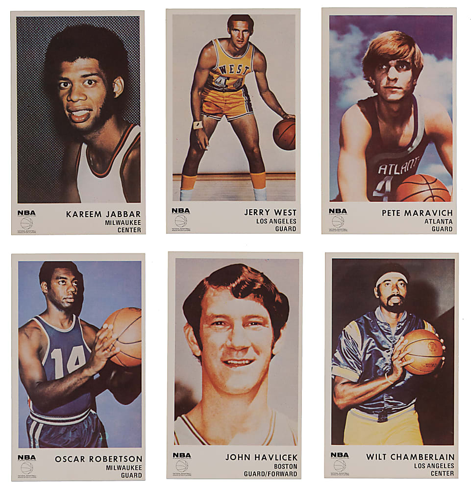 1972 Icee Bear Basketball Complete Set (20) - Clean!