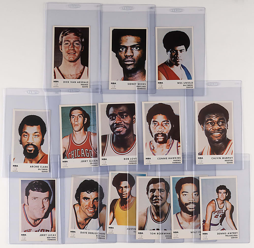1972 Icee Bear Basketball Complete Set (20) - Clean!
