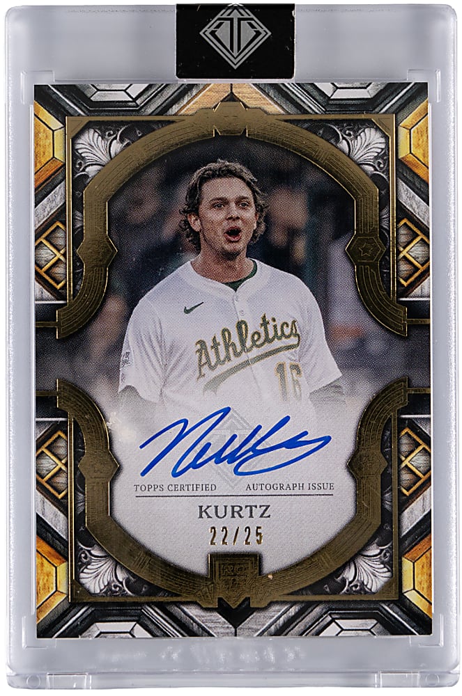 2025 Topps Transcendent Nick Kurtz Rookie Showcase Autograph #/25