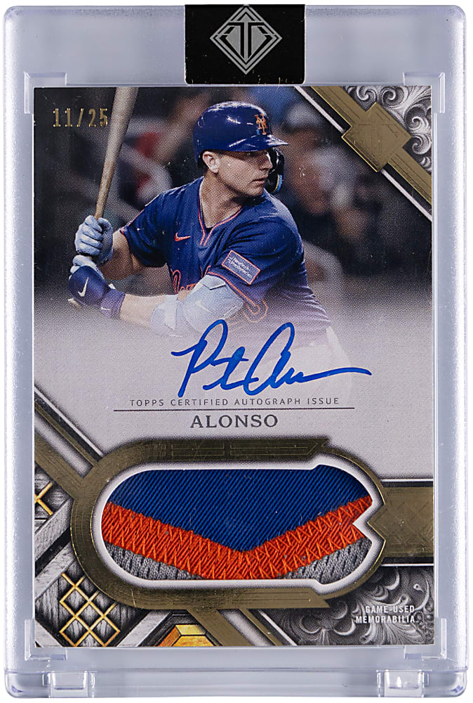 2025 Topps Transcendent Pete Alonso Autograph Patch #/25