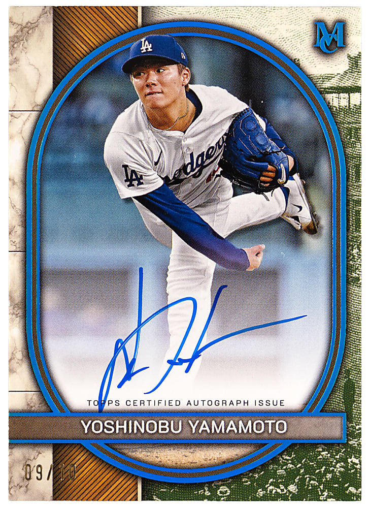 2025 Topps Museum Collection Yoshinobu Yamamoto Archival Autograph #/10