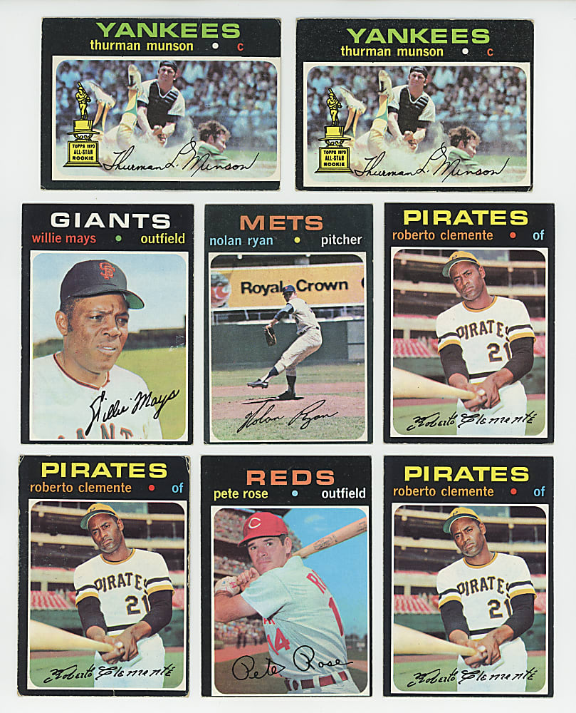 1971 Topps Collection (600) with (115+) High Numbers & (65+) Hall of Famers