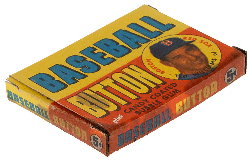 1956 Topps Baseball Pins Ted Williams Box