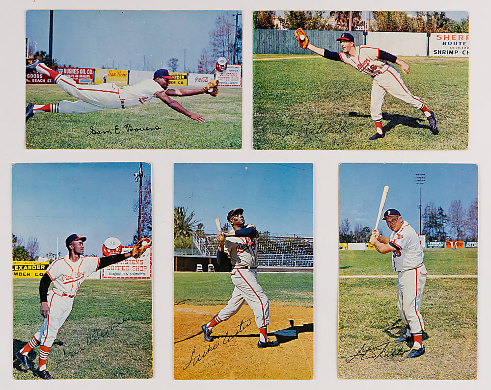 1963 Scheible Press Rochester Red Wings Near Complete Set (10/11) with Joe Altobelli - Tough Regional