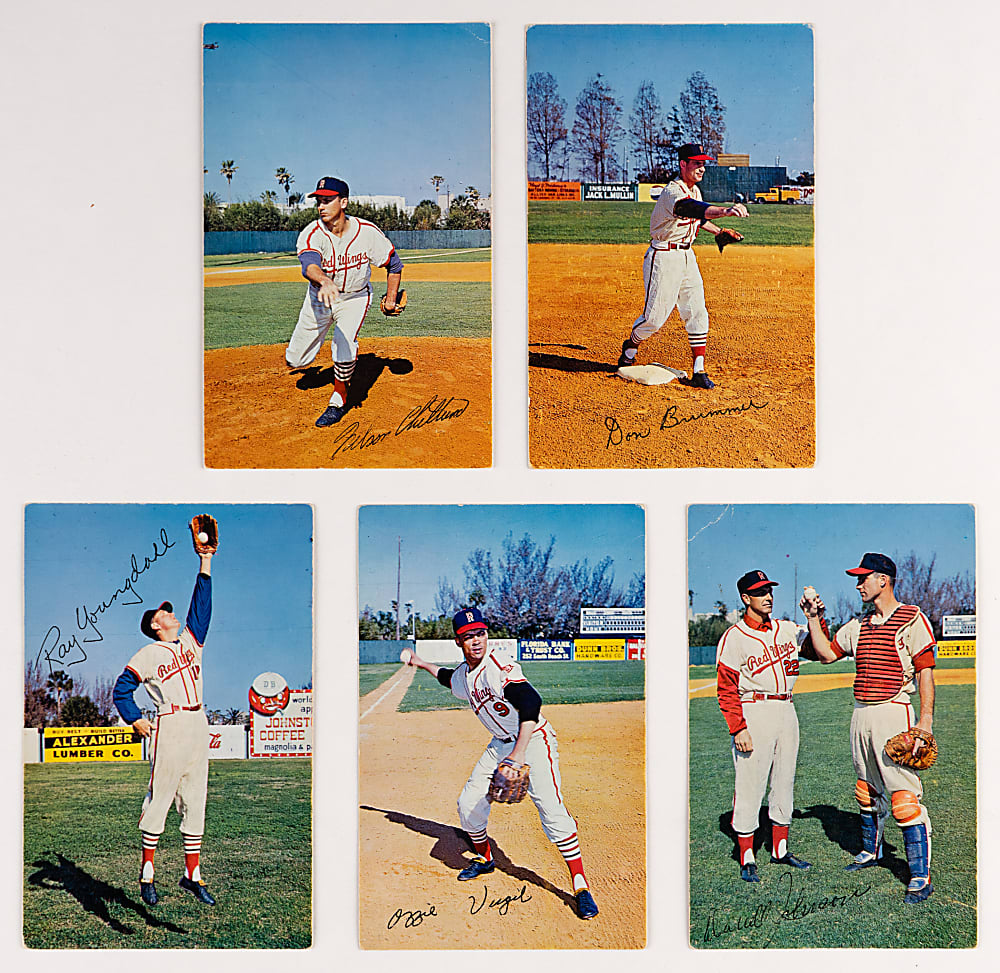 1963 Scheible Press Rochester Red Wings Near Complete Set (10/11) with Joe Altobelli - Tough Regional