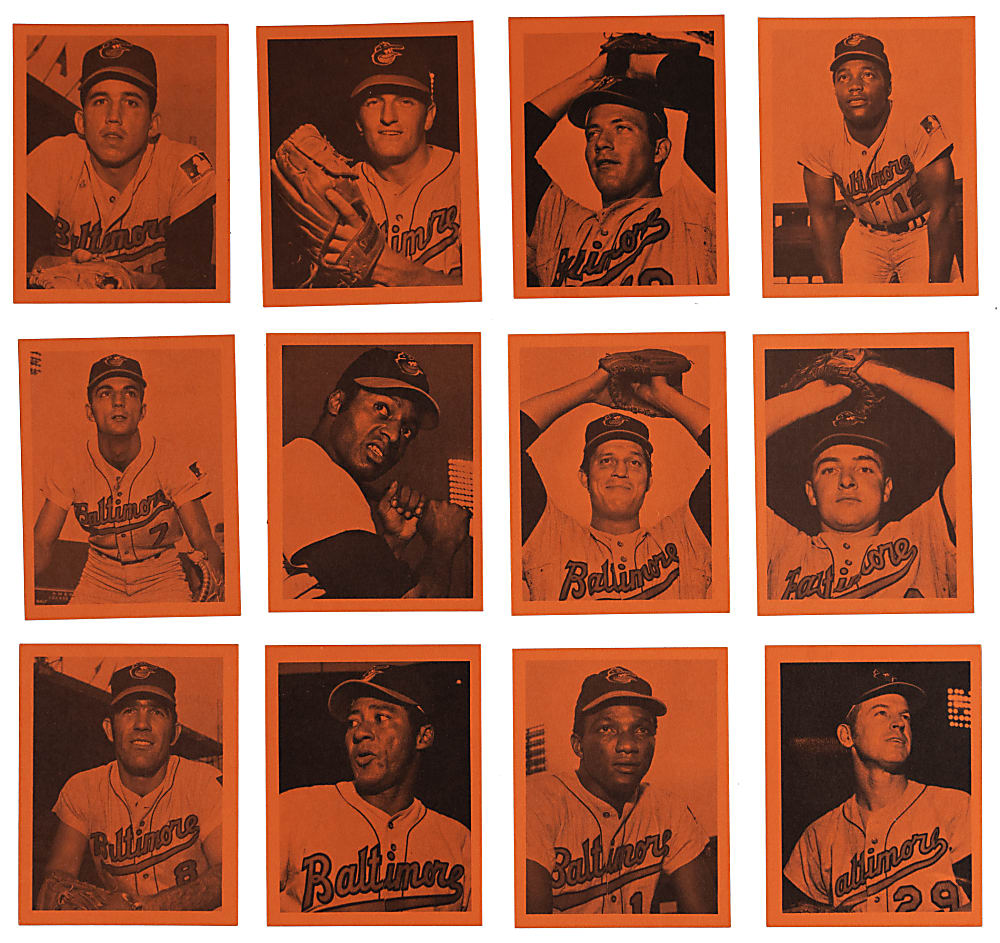 1971 Baltimore Orioles Pictures of Champions Complete Set (16)