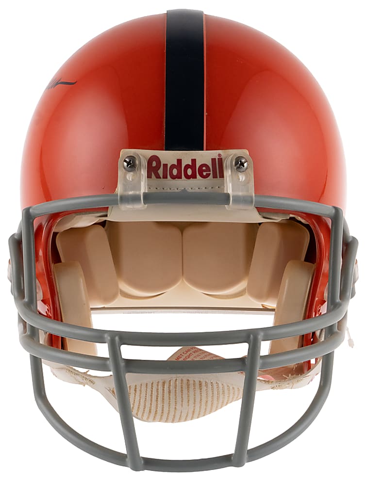 Jim Brown Single-Signed Cleveland Browns Authentic Helmet - Steiner