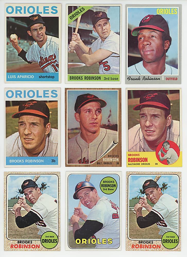 1954-1976 Baltimore Orioles Collection (343) with (65+) Hall of Famers - Loaded & Clean!