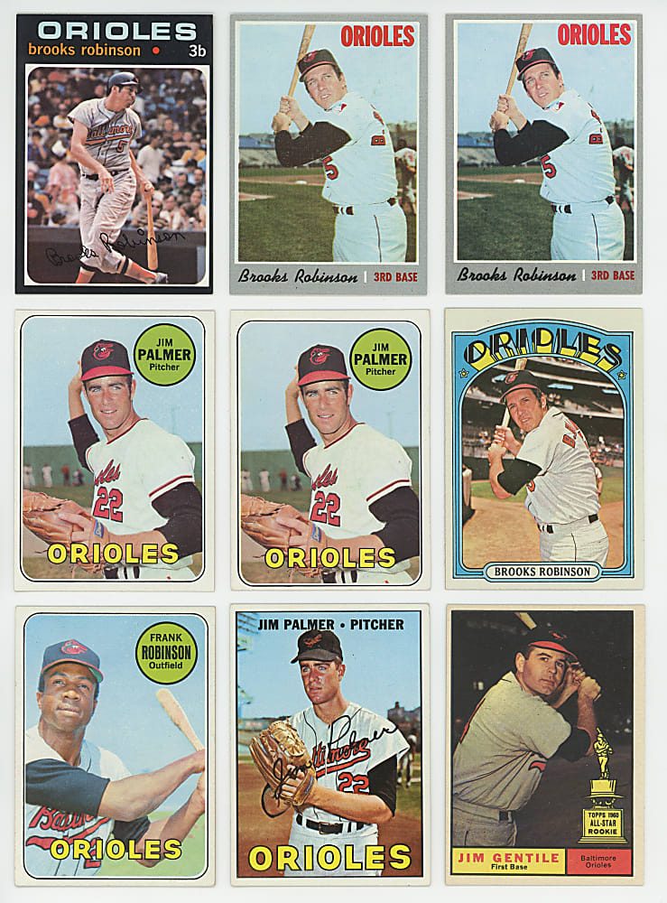 1954-1976 Baltimore Orioles Collection (343) with (65+) Hall of Famers - Loaded & Clean!