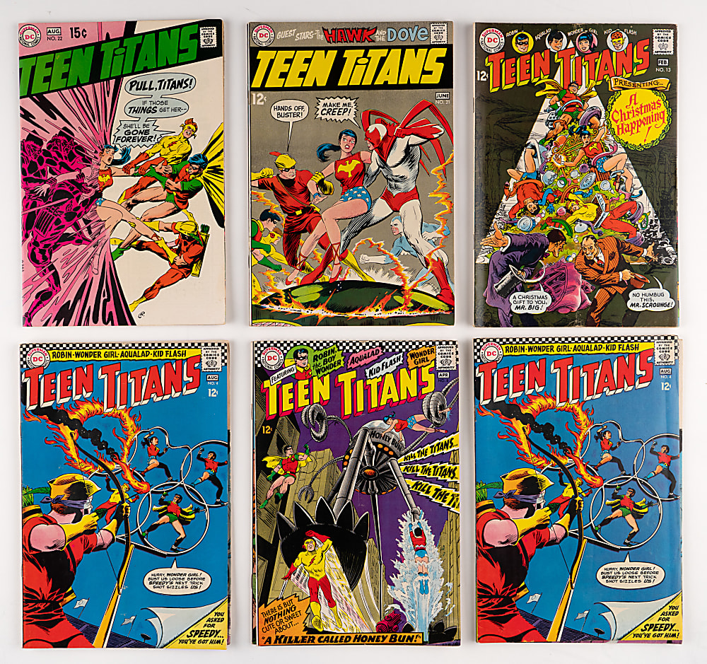 1966-1973 DC Comics Teen Titans #1-43 Complete Run (43) & (4) Duplicates with Extra #1, #2, #3, #4