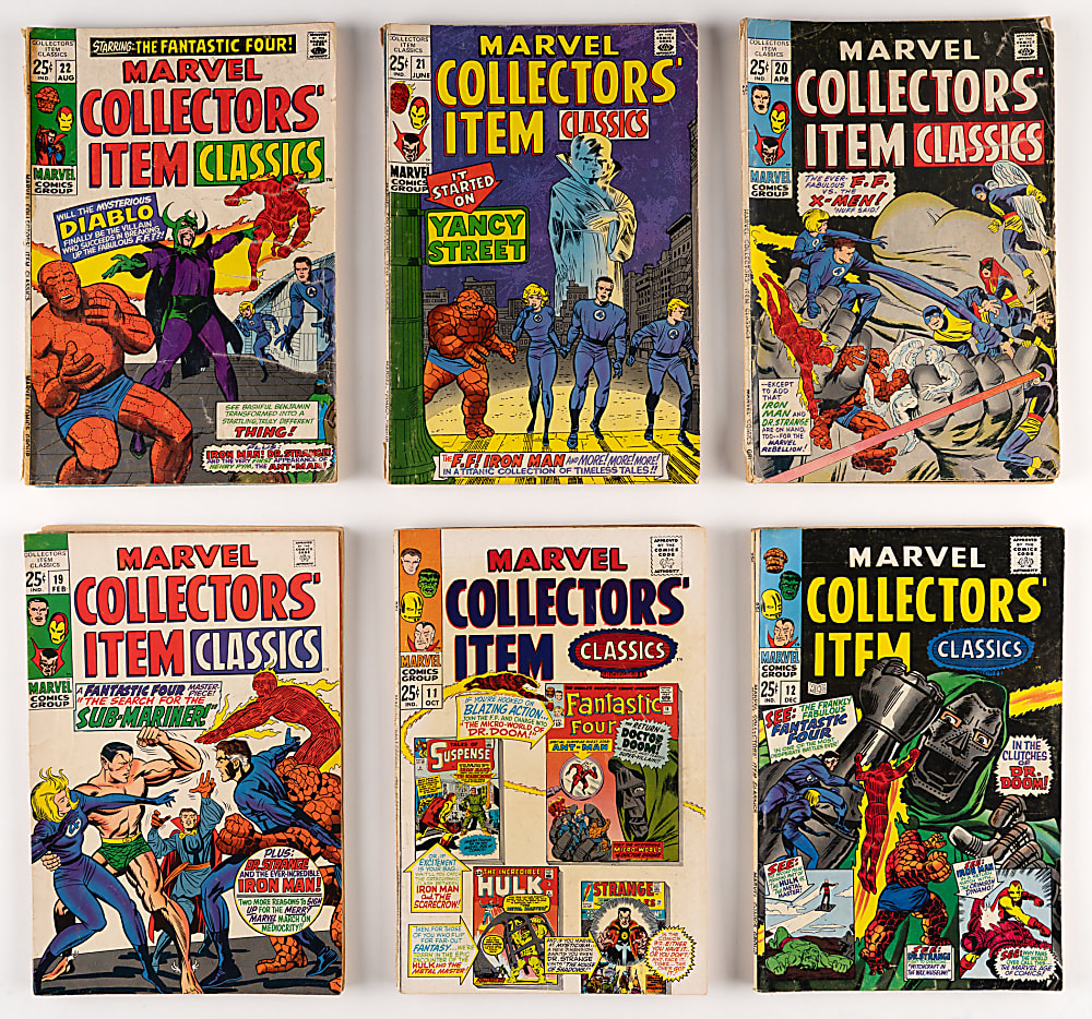 1965-1974 Marvel Collectors' Item Classics/Greatest Comics #1-55 Complete (55)