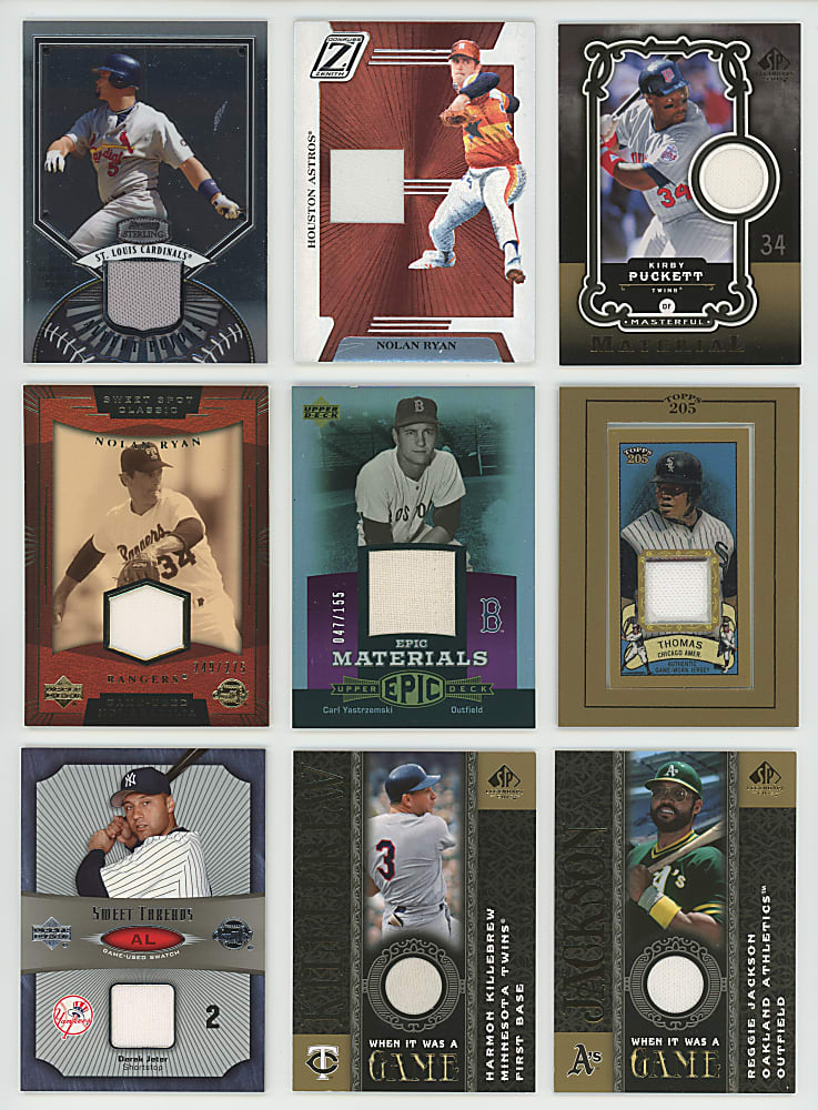 Modern Baseball Hall of Fame Jersey/Relic Collection (162)