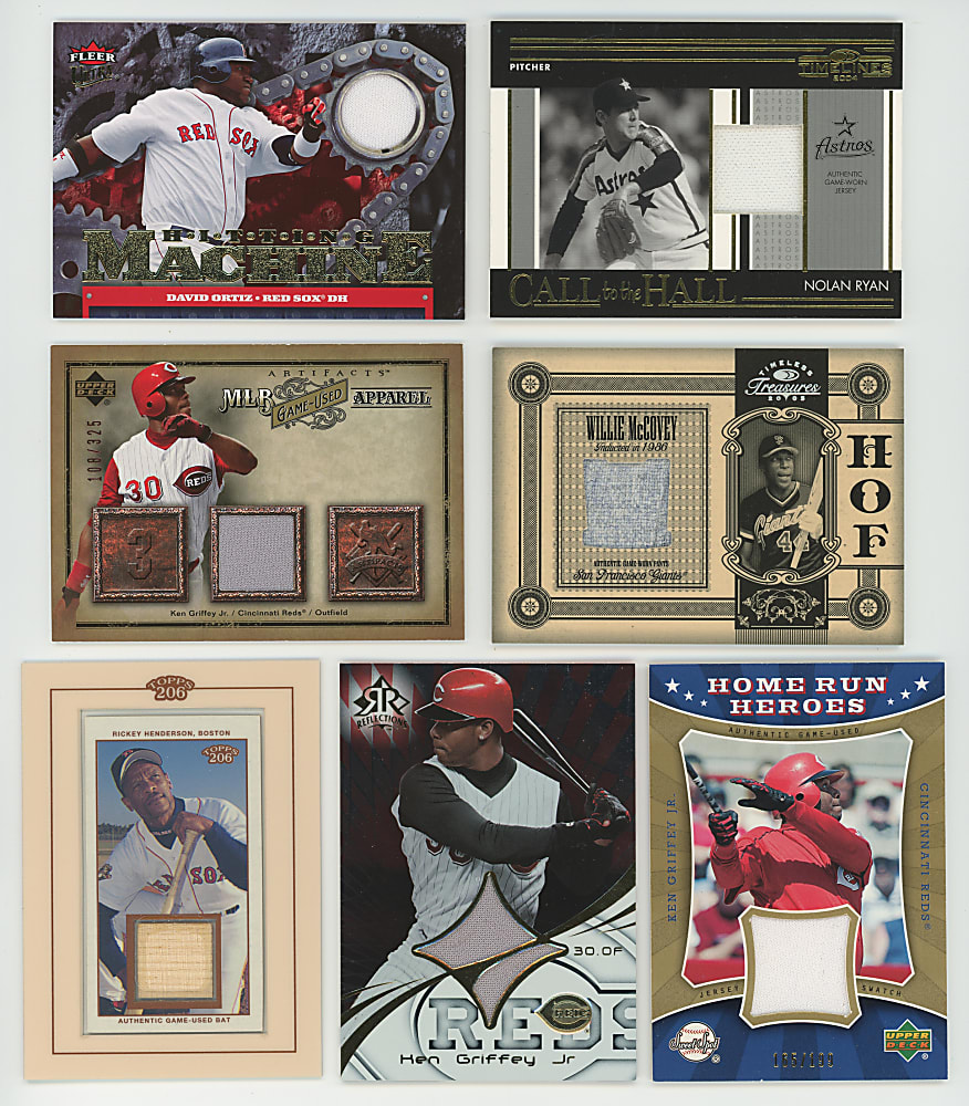 Modern Baseball Hall of Fame Jersey/Relic Collection (162)