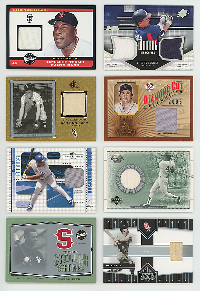 Modern Baseball Hall of Fame Jersey/Relic Collection (162)