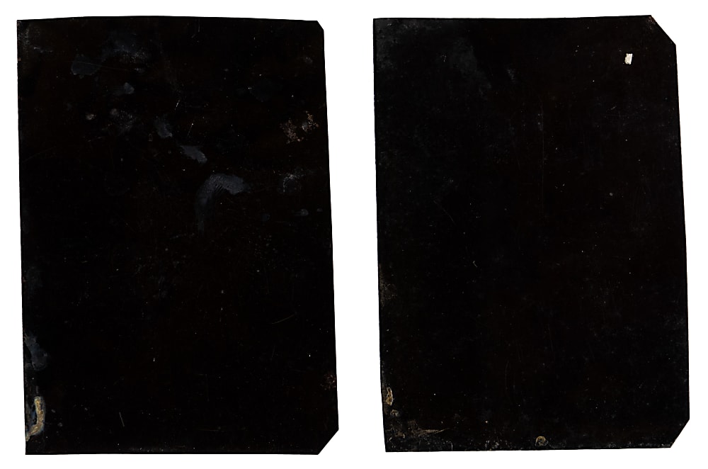Circa 1870s-1880s Baseball Tin Type Pair