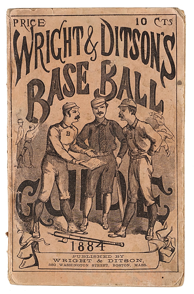Scarce 1884 Wright & Ditson's Base Ball Guide for Union Association Play