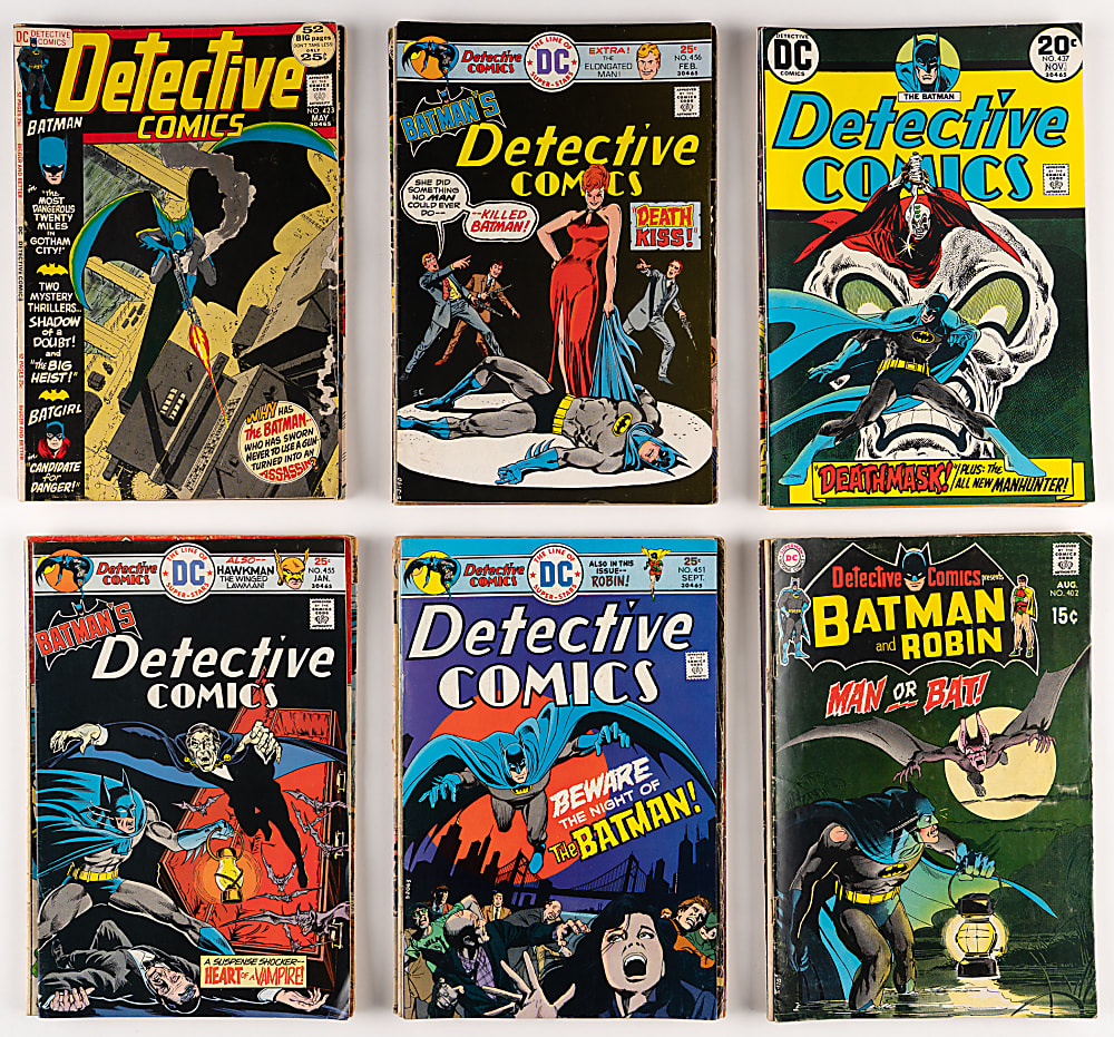 1961-1975 DC Detective Comics Collection (120) Different Issues