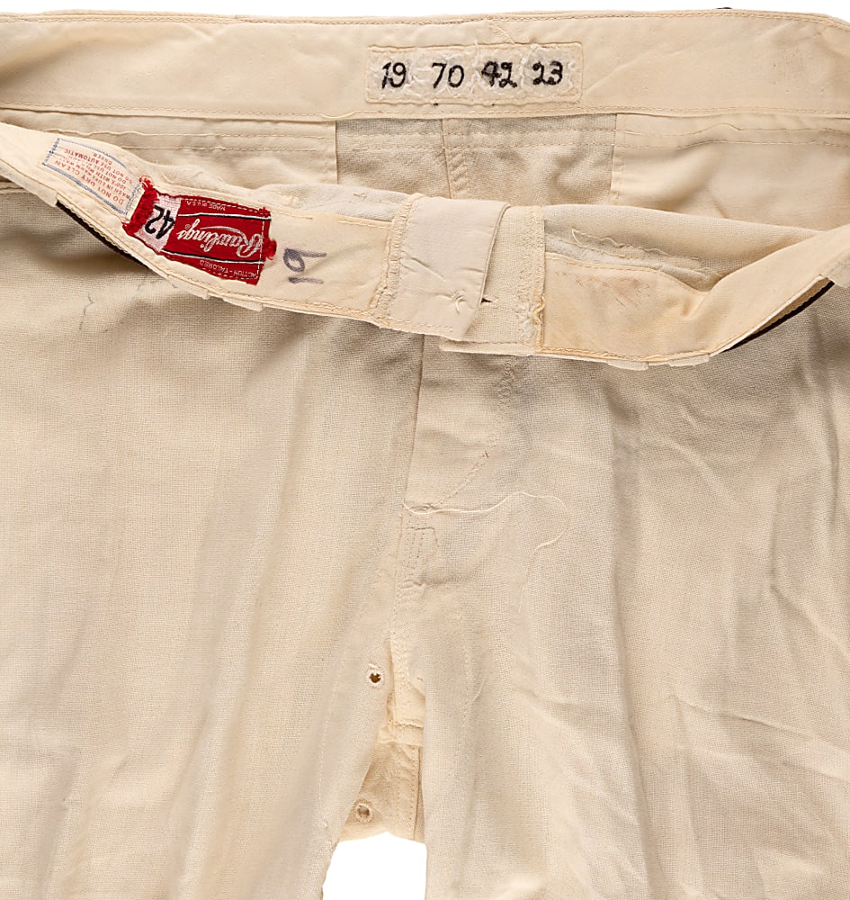 1970 Whitey Wietelmann San Diego Padres Game Used Pant & Belt