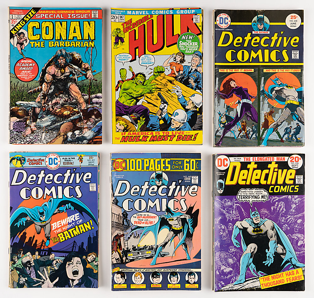 1970s-1990s Comic Book Balance of Collection Bundle (126) with Batman, Hulk, Venom & The Shadow