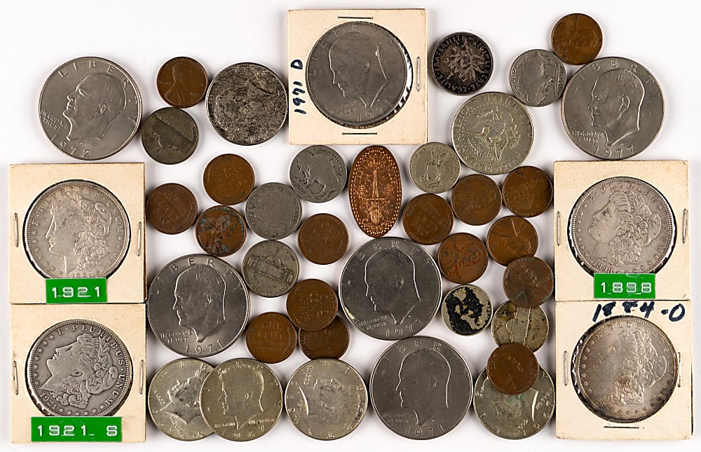 1880s-2010s Coin and Paper Currency Bundle (250+) with (4) Morgan Silver Dollars