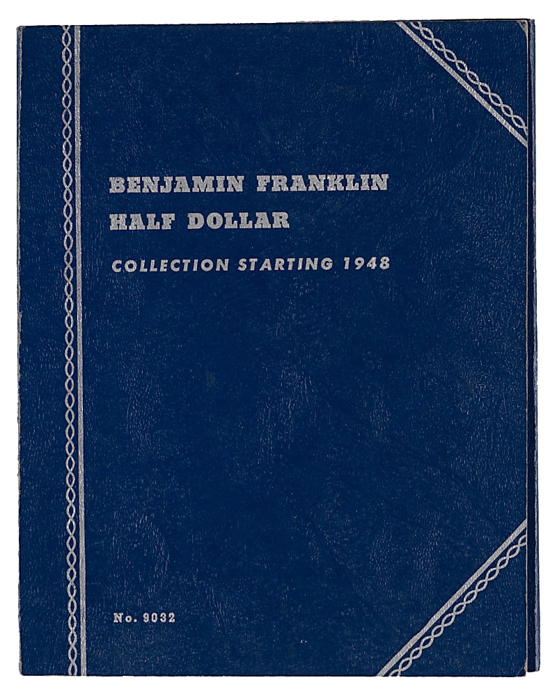 1948-1963 Franklin Silver Half Dollar Coin Complete Set (35)