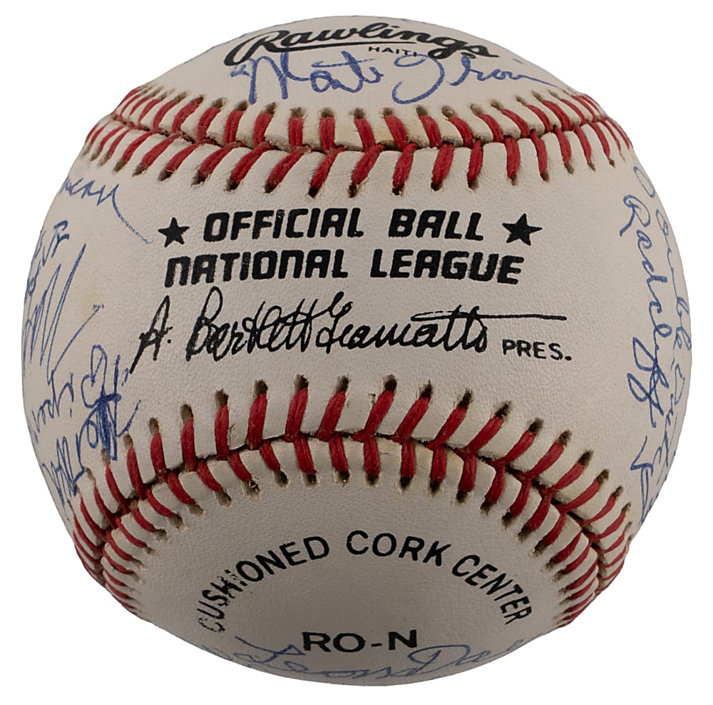 Multi-Signed Negro League Hall of Fame & Star Baseball (20) with Mays, Dandridge & Leonard - JSA LOA