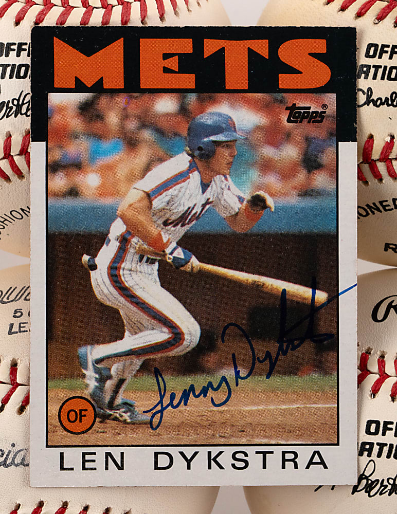 New York Mets Signed Baseballs (12) with Hernandez, Carter, Strawberry & Gooden (1986 World Series Ball)