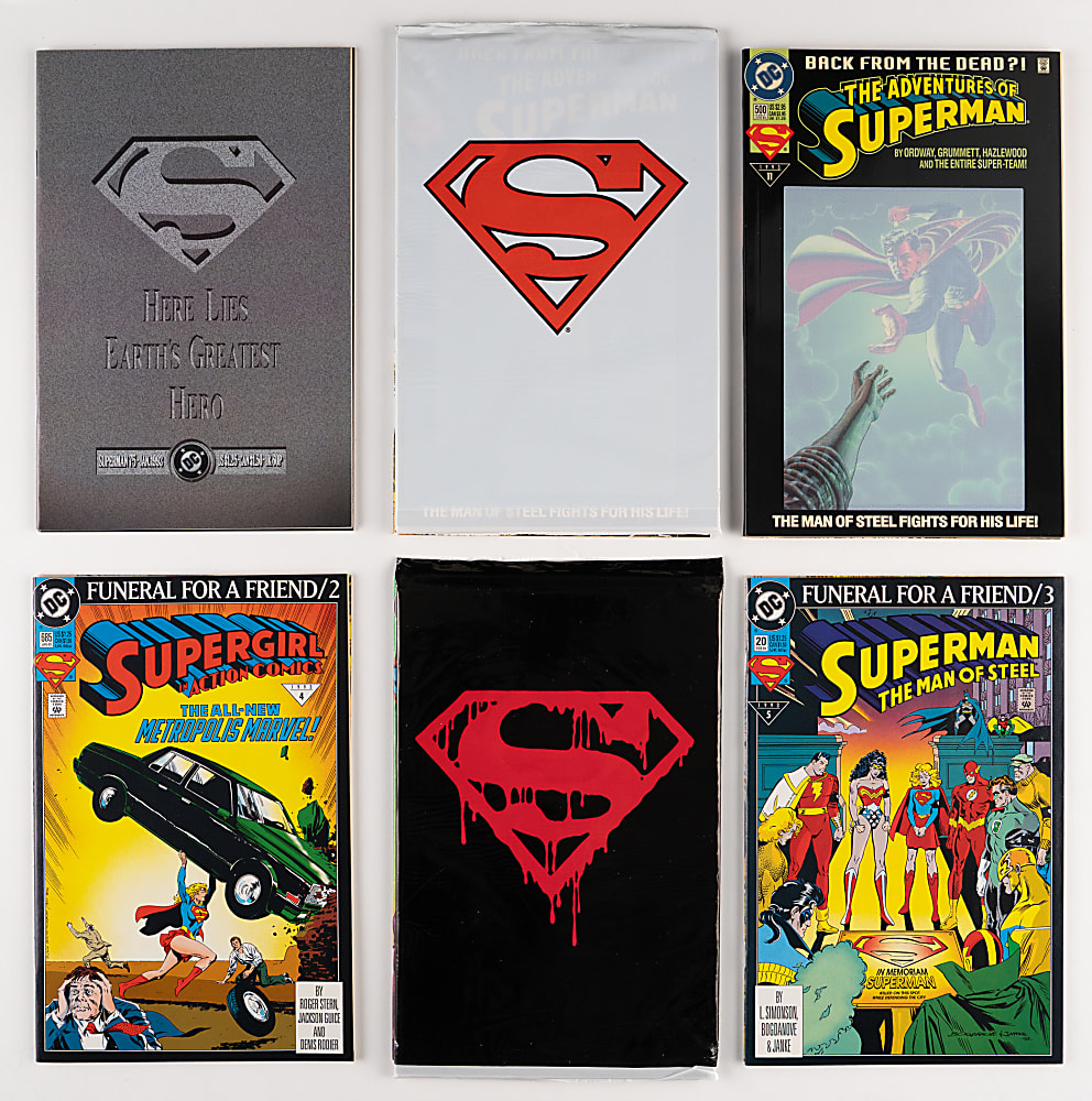 1990s DC Comics Superman & Batman Collection (100+) with Superman: The Man of Steel #18 First Doomsday