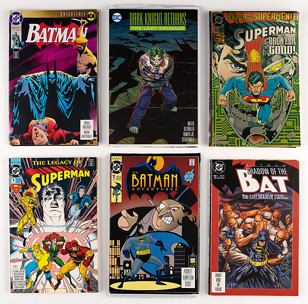 1990s DC Comics Superman & Batman Collection (100+) with Superman: The Man of Steel #18 First Doomsday