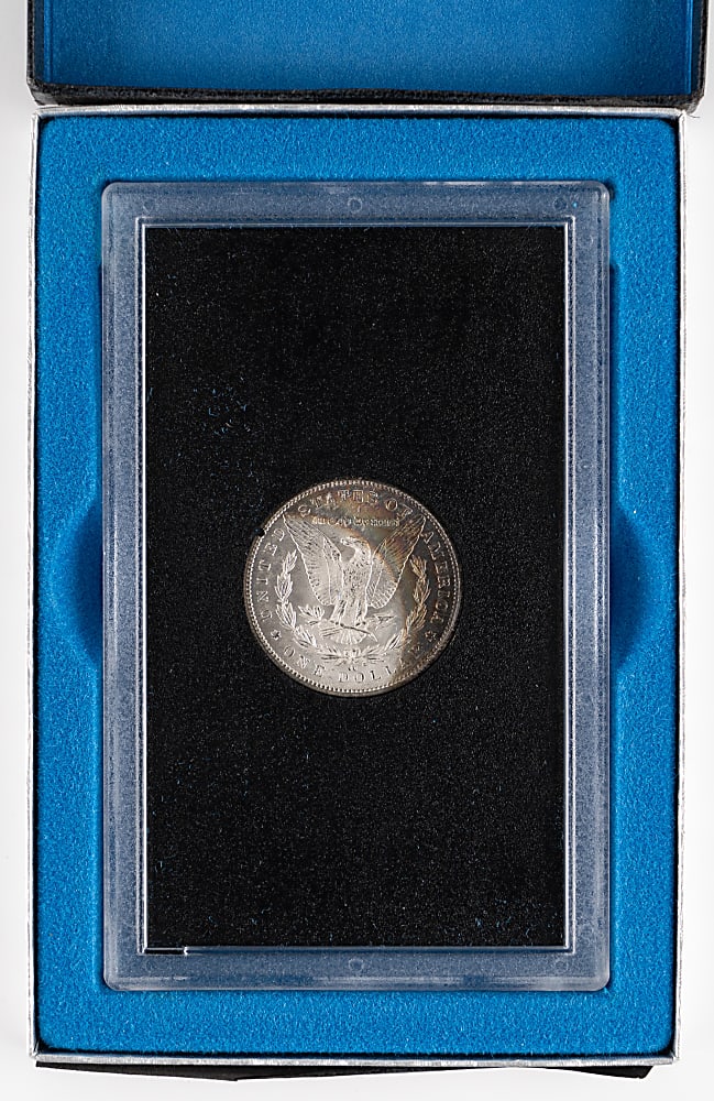 1884-CC GSA Morgan $1 Silver Coin with Black Box & COA