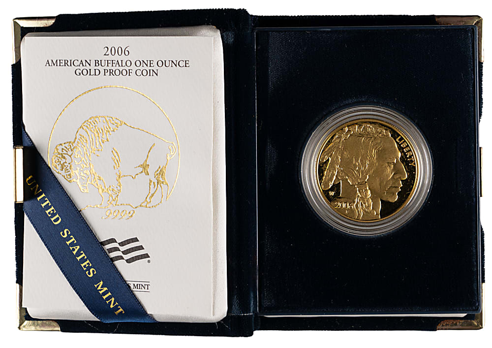2006-W $50 American Buffalo One Ounce Gold Proof Coin with Case & COA