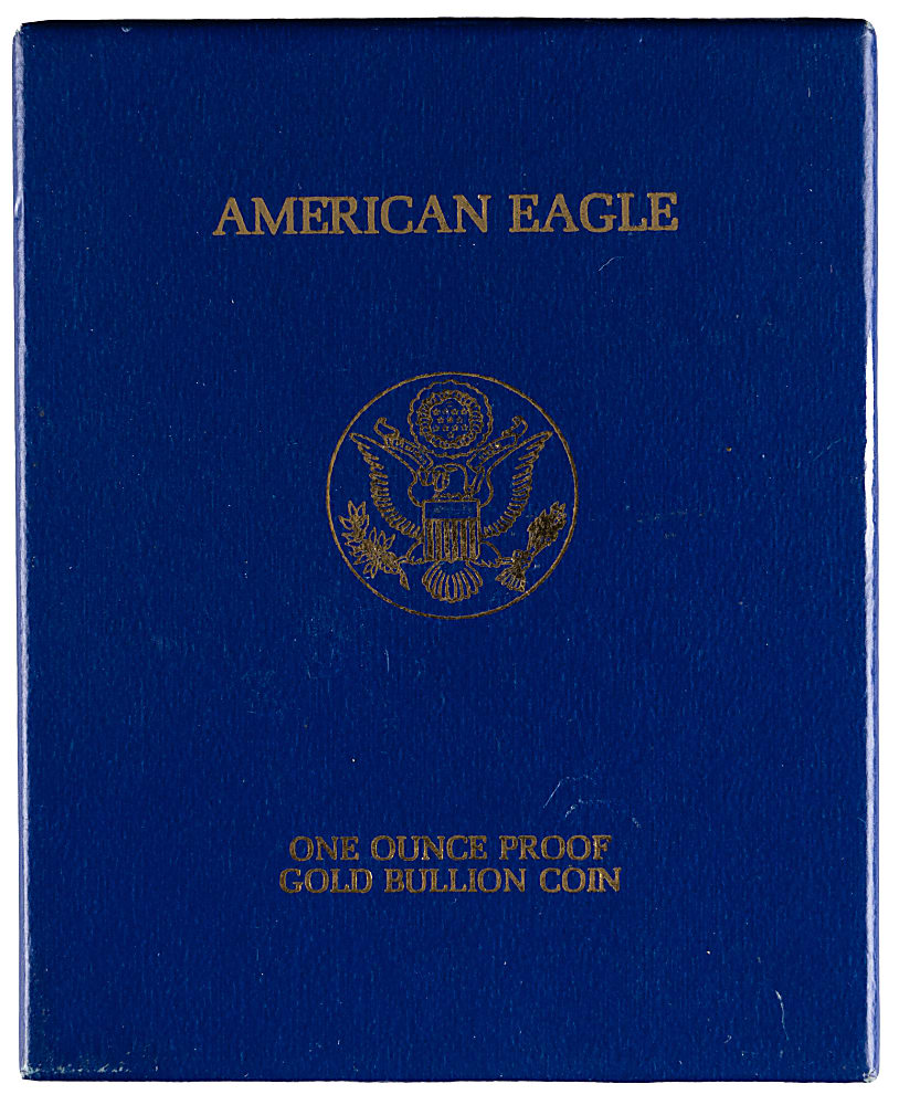 1996-W $50 American Eagle One Troy Ounce Proof Gold Coin with Case & COA