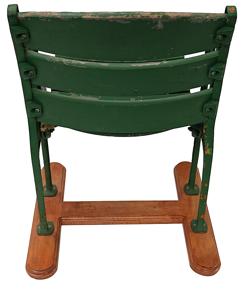 1890-1963 New York Giants Polo Grounds Double Figural Stadium Seat - Very Tough Example