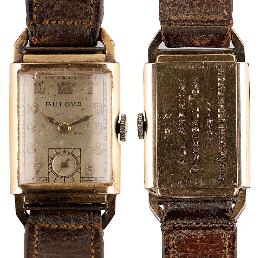 1943-1944 Otto Graham Basketball All-American Presentation Watch