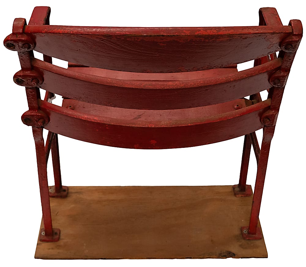 Vintage Crosley Field Stadium Seat with Rare Reds Logo Armrest