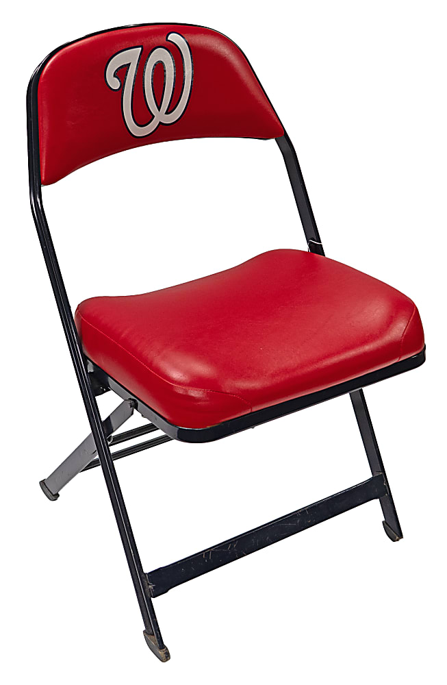 2021 Stephen Strasburg Washington Nationals Locker Room Chair - MLB Hologram