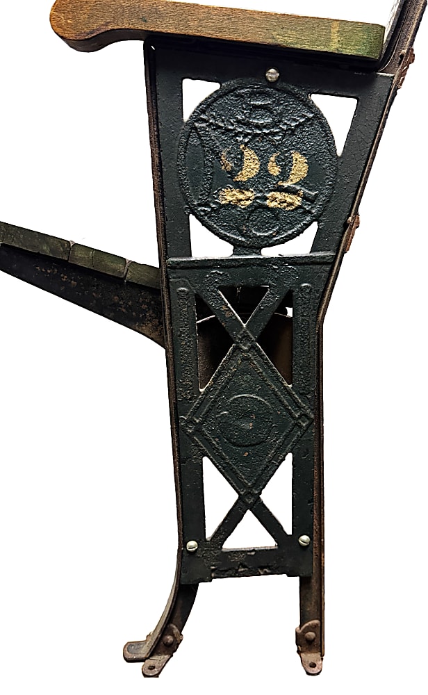Vintage Boston Garden Seat Double with Exceedingly Rare Braves Field B.N.L.C. Logo End
