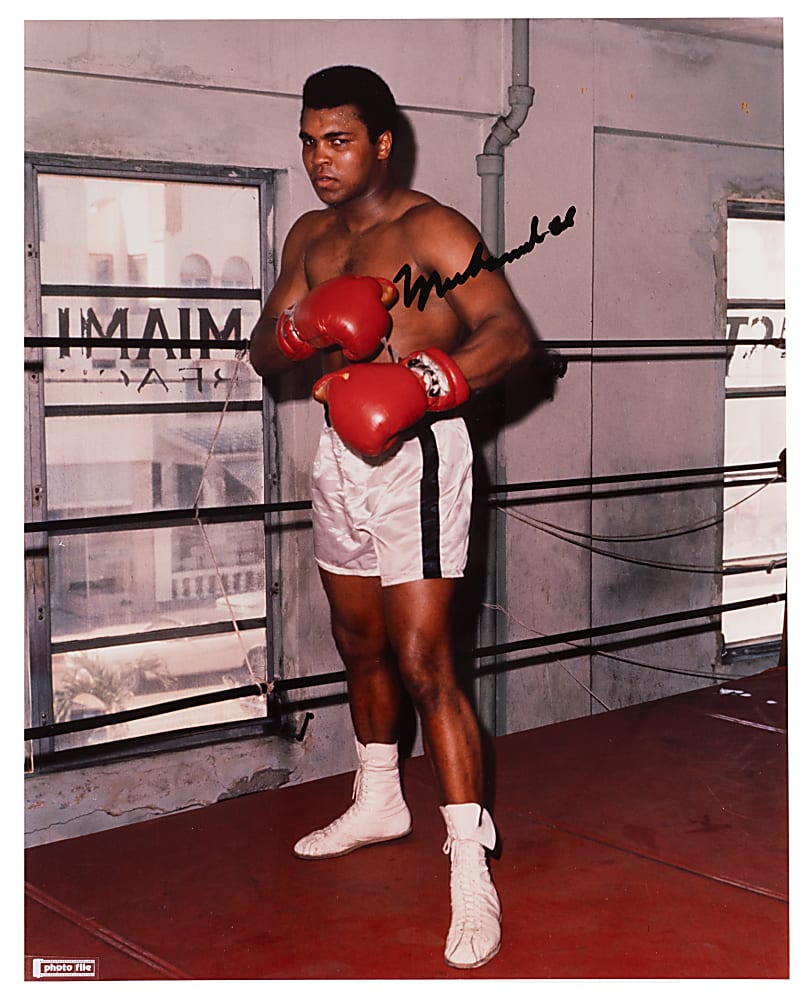 Muhammad Ali Signed 8x10 Color Photograph
