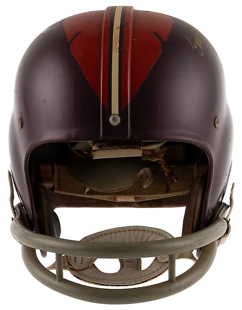 1958-1964 Eddie LeBaron & Ralph Guglielmi Dual-Signed Vintage Washington Redskins Full-Size Helmet