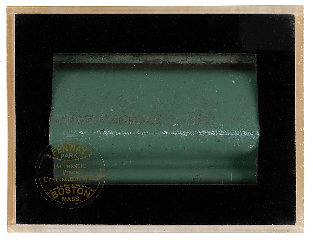 Boston Red Sox Fenway Park Centerfield Wall Authentic Piece