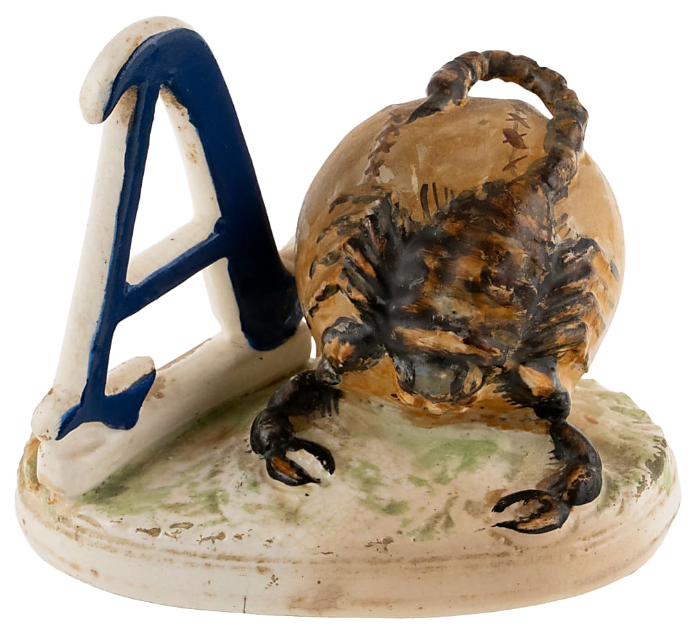 Exceedingly Rare 1930s-1940s Cuban League Alacranes del Almendares Ceramic Baseball Statue