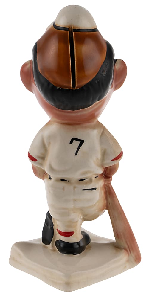 1940s Stanford Pottery Brooklyn Dodgers Bum #7 Mascot Bank Statue