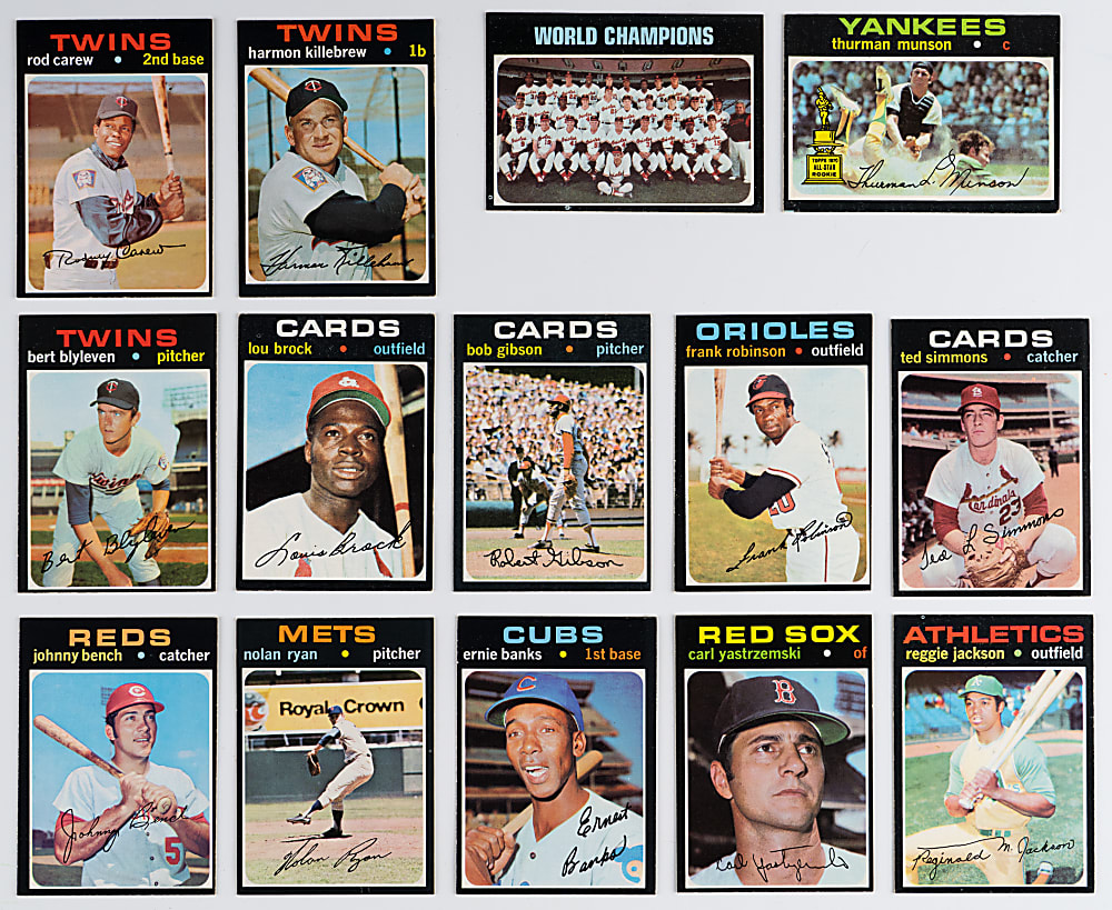 1971 Topps Near Complete Set (651/752)