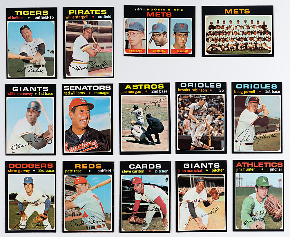 1971 Topps Near Complete Set (651/752)