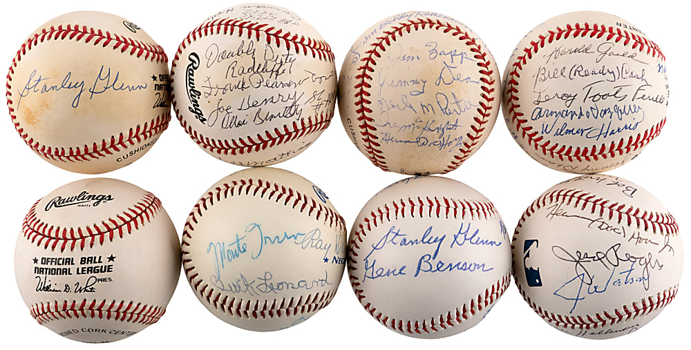 Multi-Signed Negro League Baseball Collection (8)