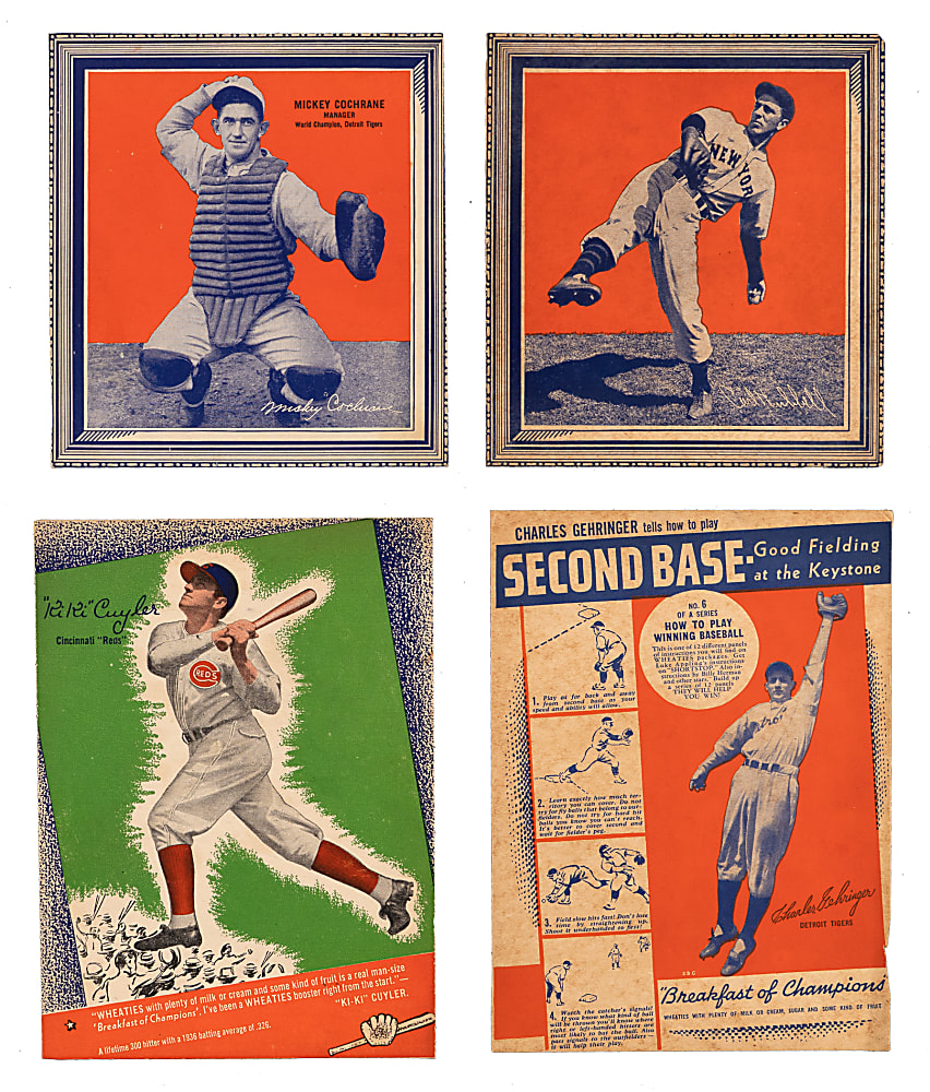 1936-1952 Wheaties Collection (125+) with (35+) Hall of Famers