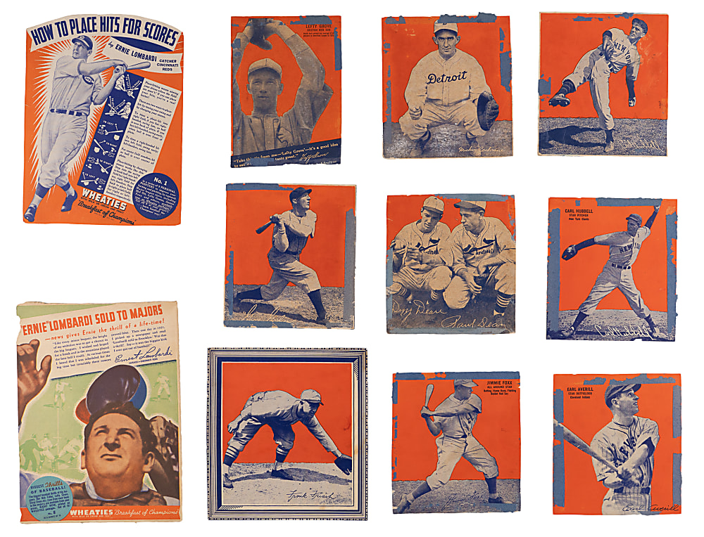 1936-1952 Wheaties Collection (125+) with (35+) Hall of Famers