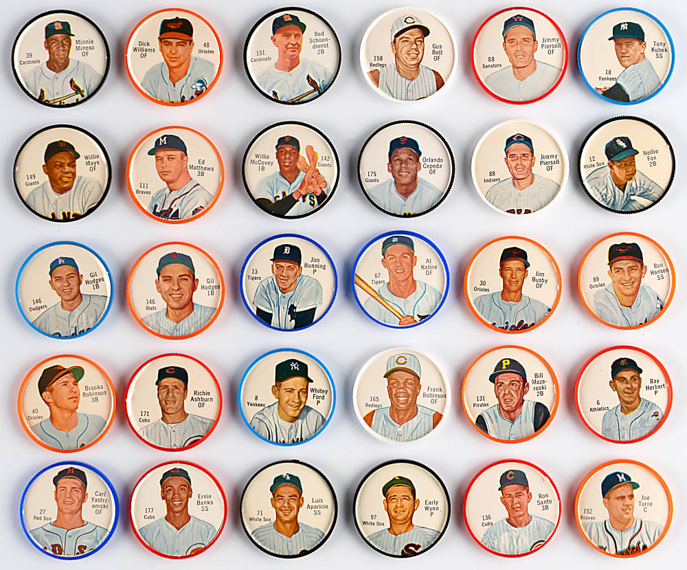1962 Salada Coins Collection (160+) with (20+) Hall of Famers